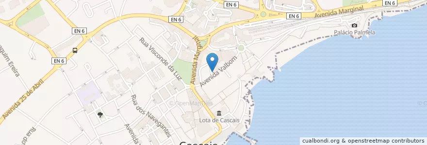 Mapa de ubicacion de Hot Dog da Villa en Portugal, Metropolregion Lissabon, Lissabon, Großraum Lissabon, Cascais, Cascais E Estoril.