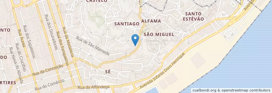 Mapa de ubicacion de Chicken Piri Piri en 포르투갈, Lisboa, Grande Lisboa, 리스본, Santa Maria Maior.