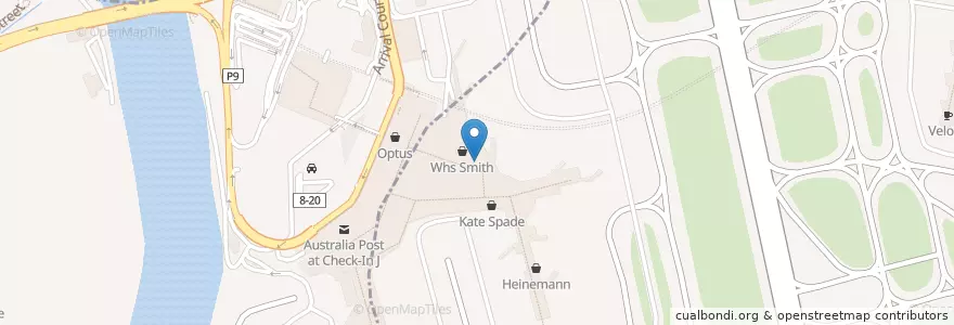 Mapa de ubicacion de Benny Burger en أستراليا, نيوساوث ويلز, Bayside Council, Sydney.