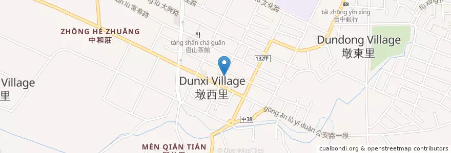 Mapa de ubicacion de 王奕凱牙醫 en 타이완, 타이중 시, 허우리 구.