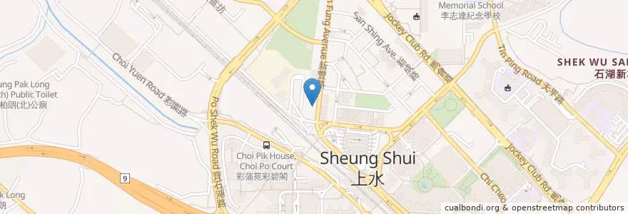 Mapa de ubicacion de 萬寧 Mannings en الصين, هونغ كونغ, غوانغدونغ, الأقاليم الجديدة, 北區 North District.
