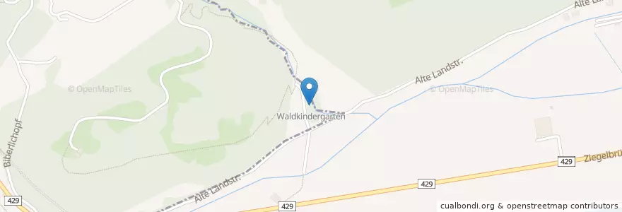 Mapa de ubicacion de Waldkindergarten en スイス, ザンクト・ガレン州, Wahlkreis See-Gaster, Weesen.