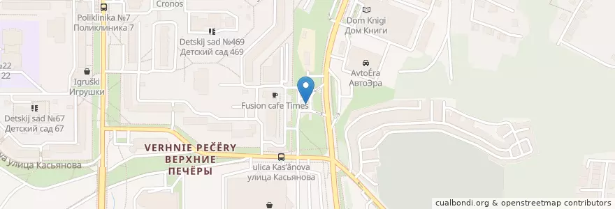 Mapa de ubicacion de Moto en Rusland, Приволжский Федеральный Округ, Нижегородская Область, Городской Округ Нижний Новгород.