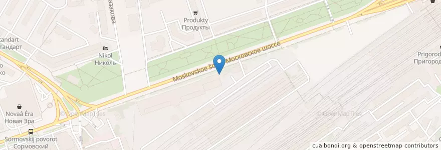 Mapa de ubicacion de Столовая en ロシア, 沿ヴォルガ連邦管区, ニジニ・ノヴゴロド州, ニジニ・ノヴゴロド管区.