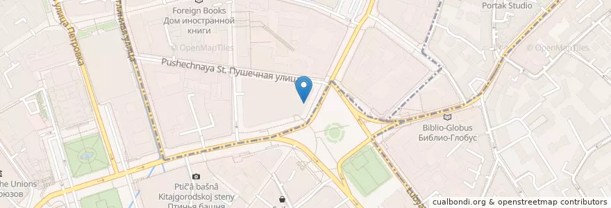 Mapa de ubicacion de Грабли en Rusia, Distrito Federal Central, Москва, Distrito Administrativo Central, Тверской Район.