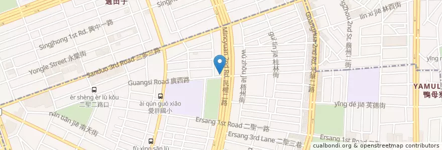 Mapa de ubicacion de 阿秀素食早餐 en Taiwan, Kaohsiung, 苓雅區.