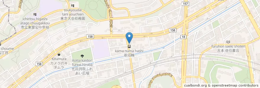 Mapa de ubicacion de 永山動物病院 en Giappone, Tokyo, 多摩市.