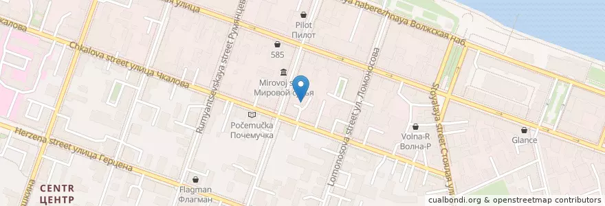 Mapa de ubicacion de Наша клиника en Russland, Föderationskreis Zentralrussland, Oblast Jaroslawl, Рыбинский Район, Городской Округ Рыбинск.