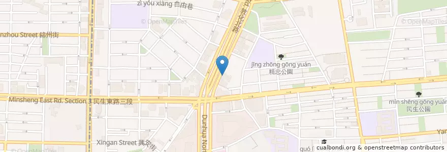 Mapa de ubicacion de Haaya咖啡 en 台湾, 新北市, 台北市, 松山区.