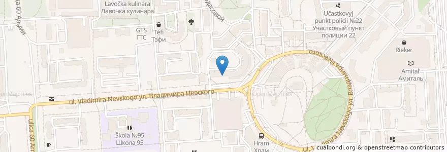 Mapa de ubicacion de Зооцентр Ника en Russia, Distretto Federale Centrale, Oblast' Di Voronež, Городской Округ Воронеж.