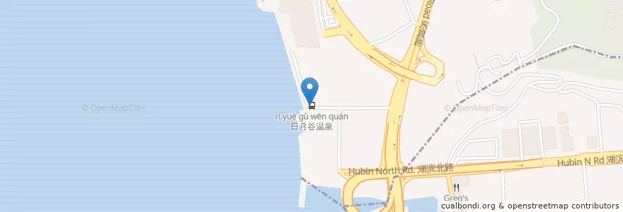 Mapa de ubicacion de 日月谷温泉 en 中国, 福建省.