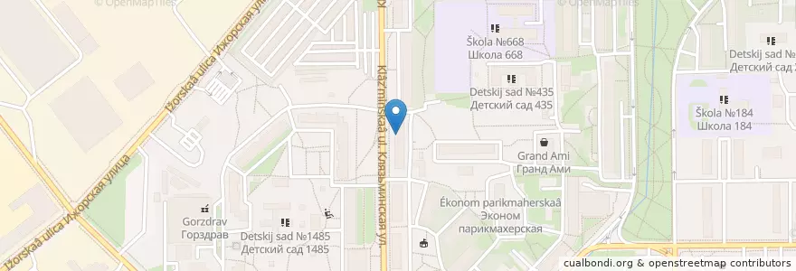 Mapa de ubicacion de Столичная аптека en 러시아, Центральный Федеральный Округ, Москва, Северный Административный Округ, Дмитровский Район.