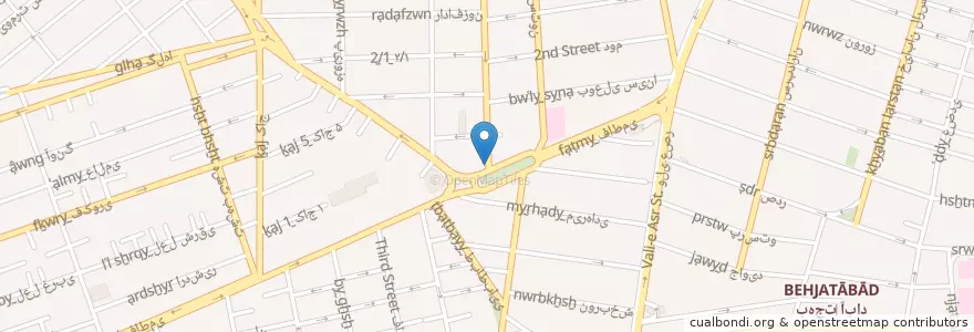 Mapa de ubicacion de کافه لمیز en Iran, Téhéran, شهرستان تهران, Téhéran, بخش مرکزی شهرستان تهران.