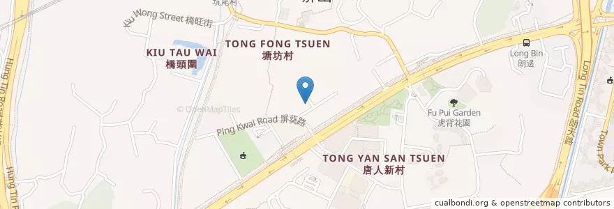 Mapa de ubicacion de 屏山新村公廁 Ping Shan San Tsuen Public Toilet en 中国, 香港 Hong Kong, 广东省, 新界 New Territories, 元朗區 Yuen Long District.