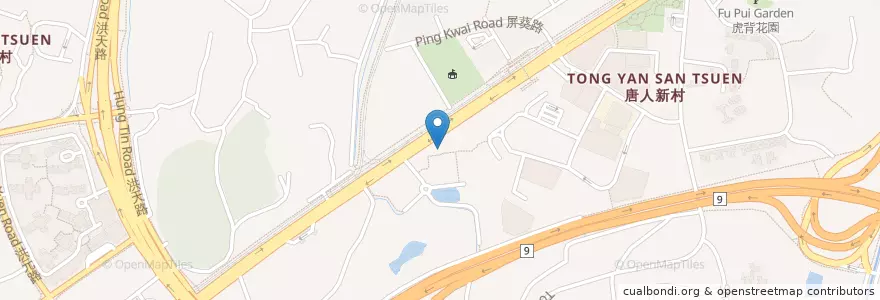 Mapa de ubicacion de 灰沙圍公廁 en 中国, 香港, 广东省, 新界, 元朗區.