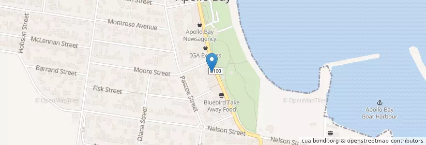 Mapa de ubicacion de Dooley's Premium Ice Cream en أستراليا, ولاية فيكتوريا, Shire Of Colac Otway.