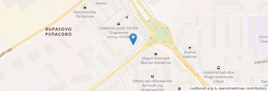 Mapa de ubicacion de Никадент en 러시아, Центральный Федеральный Округ, Московская Область, Городской Округ Мытищи.