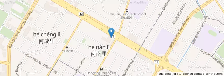 Mapa de ubicacion de Hägen Dazs en Taiwan, 臺中市.