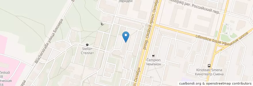 Mapa de ubicacion de стоматологическая клиника 2 en Rusland, Приволжский Федеральный Округ, Basjkirostan, Городской Округ Уфа.