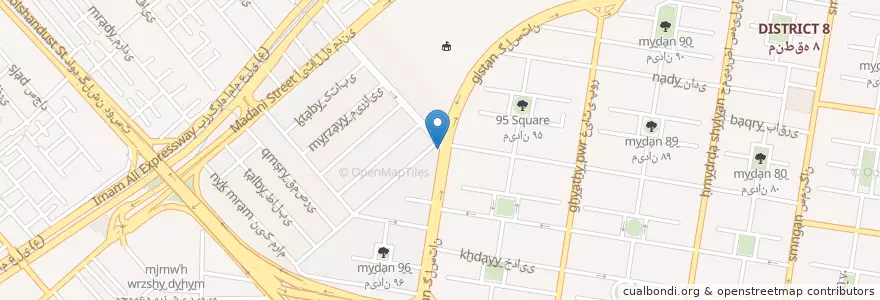 Mapa de ubicacion de داروخانه دکتر حق نژاد en İran, Tahran Eyaleti, شهرستان تهران, Tahran, بخش مرکزی شهرستان تهران.