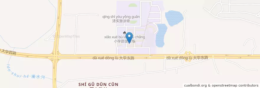 Mapa de ubicacion de 爱儿坊 en Çin, Guangdong, 清远市 (Qingyuan), 清城区 (Qingcheng), 东城街办.
