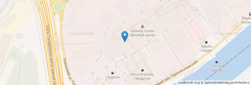 Mapa de ubicacion de Steak It Easy en Rusland, Centraal Federaal District, Moskou, Центральный Административный Округ, Пресненский Район.