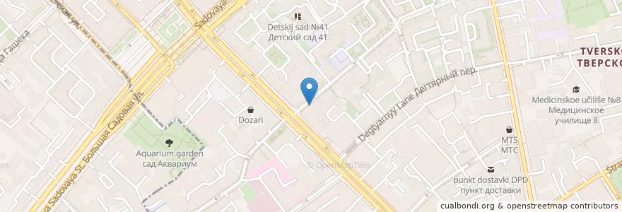 Mapa de ubicacion de Voice en Russia, Distretto Federale Centrale, Москва, Центральный Административный Округ, Тверской Район.