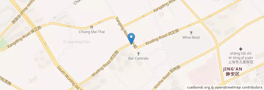Mapa de ubicacion de Luccio en China, Shanghai, Jing’An.
