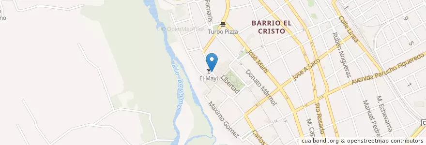 Mapa de ubicacion de Restaurante Arro en Küba, Granma, Bayamo, Ciudad De Bayamo.