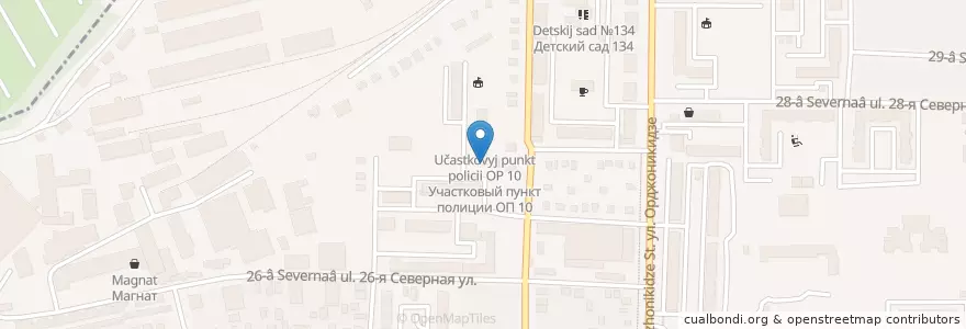 Mapa de ubicacion de Омск 644034 en Rusia, Distrito Federal De Siberia, Omsk, Омский Район, Городской Округ Омск.