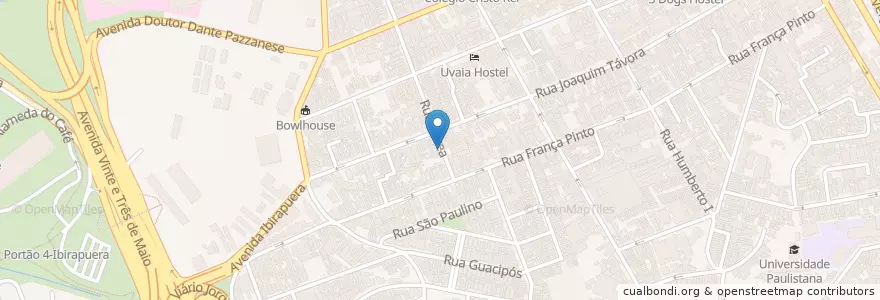 Mapa de ubicacion de Luz da Villa en Brasil, Región Sudeste, San Pablo, Região Geográfica Intermediária De São Paulo, Região Metropolitana De São Paulo, Região Imediata De São Paulo, San Pablo.