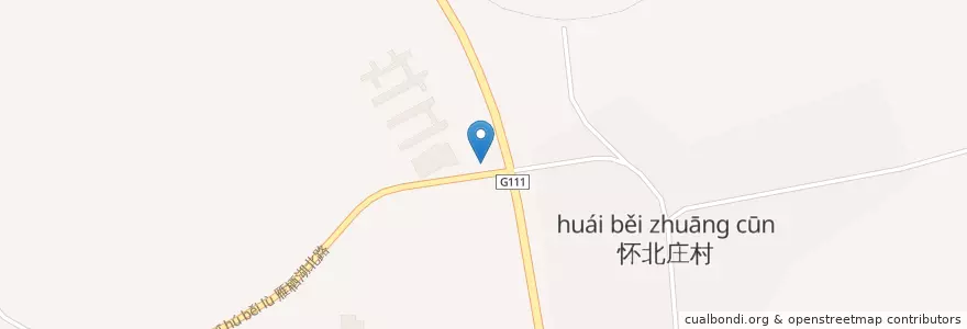 Mapa de ubicacion de 中国科学院大学雁栖湖邮局 en Cina, Pechino, Hebei, 怀柔区 / Huairou.