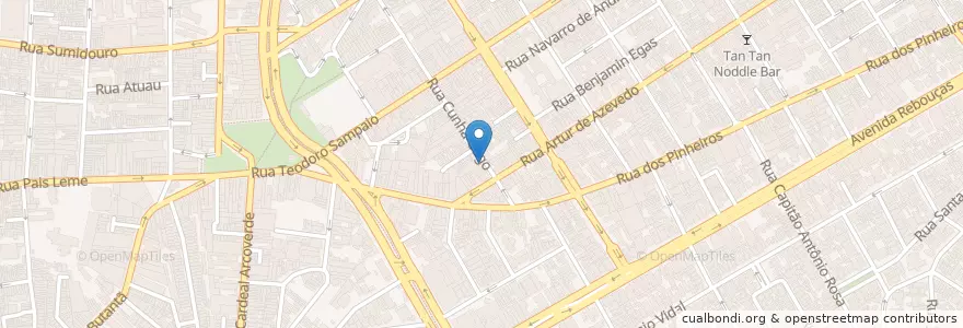 Mapa de ubicacion de Bar Ambar en Brasil, Región Sudeste, San Pablo, Região Geográfica Intermediária De São Paulo, Região Metropolitana De São Paulo, Região Imediata De São Paulo, San Pablo.