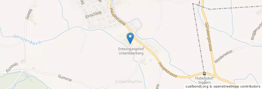 Mapa de ubicacion de Entsorgungshof Unterleberberg en Швейцария, Золотурн, Amtei Solothurn-Lebern, Bezirk Lebern, Riedholz.