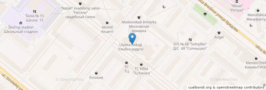 Mapa de ubicacion de СКБ банк en Rússia, Северо-Западный Федеральный Округ, Мурманская Область, Городской Округ Апатиты.