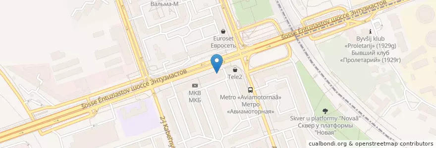 Mapa de ubicacion de Джонджоли en Russia, Distretto Federale Centrale, Москва, Юго-Восточный Административный Округ, Район Лефортово.