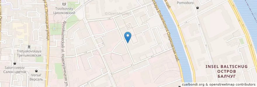 Mapa de ubicacion de Osteo Poly Clinic en Rússia, Distrito Federal Central, Москва, Центральный Административный Округ, Район Замоскворечье.