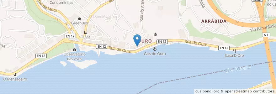 Mapa de ubicacion de Adega Rio Douro - Casa Piedade en ポルトガル, ノルテ, Área Metropolitana Do Porto, Porto, Porto, Lordelo Do Ouro E Massarelos.