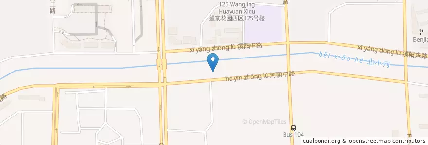 Mapa de ubicacion de 牛街聚宝源涮肉 en China, Beijing, Hebei, Chaoyang District.