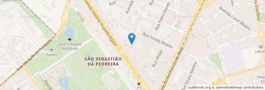 Mapa de ubicacion de Restaurante Monte Alto en البرتغال, Área Metropolitana De Lisboa, Lisboa, Grande Lisboa, لشبونة, Avenidas Novas.