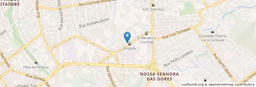 Mapa de ubicacion de Deglut's en Brezilya, Güney Bölgesi, Rio Grande Do Sul, Região Geográfica Intermediária De Santa Maria, Região Geográfica Imediata De Santa Maria, Santa Maria.