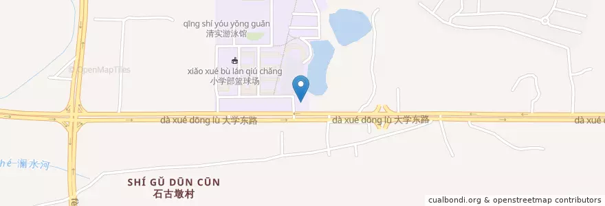 Mapa de ubicacion de 清实ATM机 en China, Provincia De Cantón, 清远市 (Qingyuan), 清城区 (Qingcheng), 东城街办.