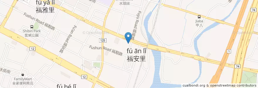 Mapa de ubicacion de 霸味羊肉爐 en Taïwan, Taichung, 西屯區.