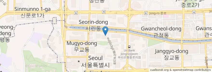 Mapa de ubicacion de 투썸플레이스 예금보험공사점 en Corée Du Sud, Séoul, 명동.
