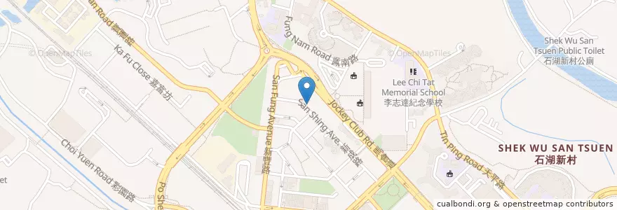 Mapa de ubicacion de 中華基督教禮賢會上水堂 Chinese Rhenish Church Sheung Shui en Çin, Hong Kong, Guangdong, Yeni Bölgeler, 北區 North District.