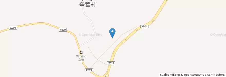 Mapa de ubicacion de 吉野家 en 中国, 北京市, 河北省, 怀柔区.