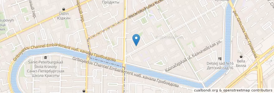 Mapa de ubicacion de Julia Child en Russland, Föderationskreis Nordwest, Oblast Leningrad, Sankt Petersburg, Адмиралтейский Район.