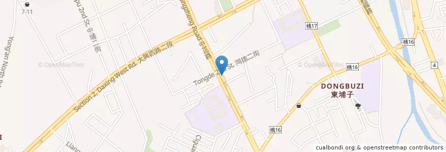 Mapa de ubicacion de 晨芳婦產科 en 타이완, 타오위안 시, 타오위안 구.