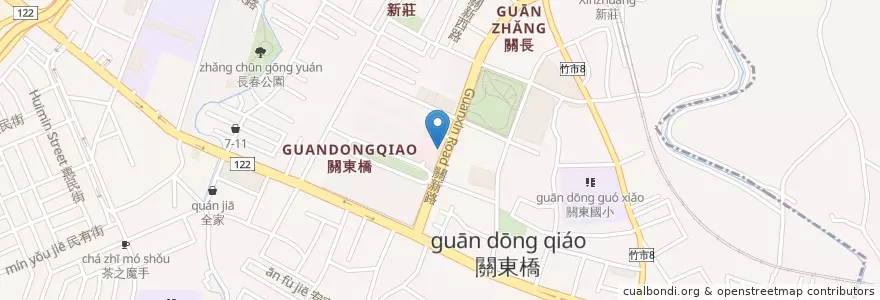 Mapa de ubicacion de 光復關新路口 en تايوان, مقاطعة تايوان, سين شو, 東區.