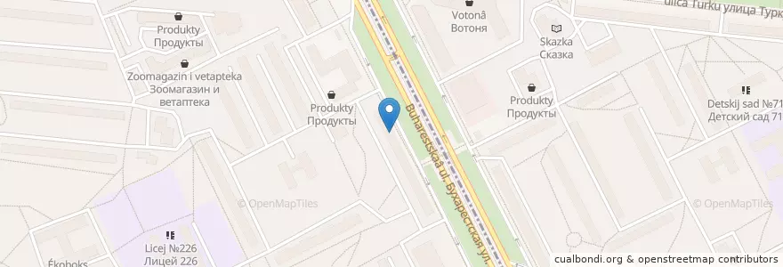 Mapa de ubicacion de СушиШоп en Russland, Föderationskreis Nordwest, Oblast Leningrad, Sankt Petersburg, Фрунзенский Район.